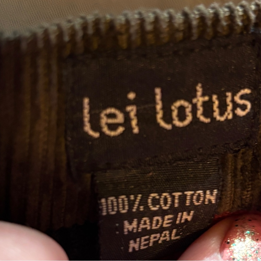 Wraparound, Corduroy Patchwork Multicolor Sweater - image 5